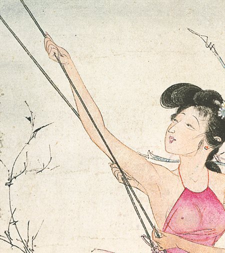 怀宁-胡也佛的仕女画和最知名的金瓶梅秘戏图